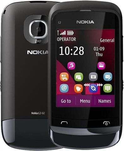 Refurbished: Nokia C2-02, Unlocked B