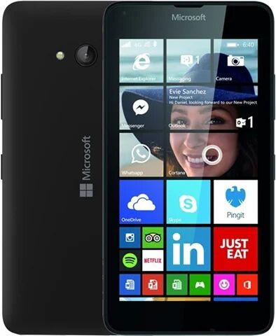 Refurbished: Microsoft Lumia 640 LTE Black, O2 B