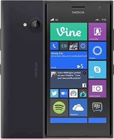 Refurbished: Nokia Lumia 735 Black, Unlocked B