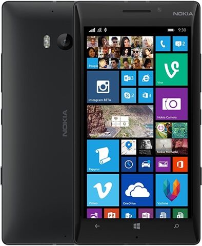 Refurbished: Nokia Lumia 930 Black, O2 B