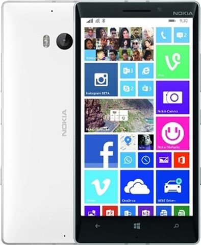 Refurbished: Nokia Lumia 930 White, Unlocked A