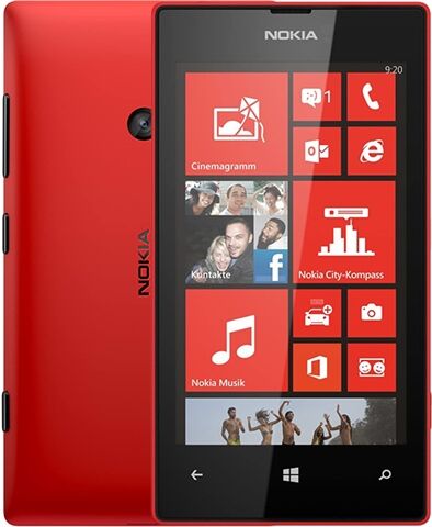 Refurbished: Nokia Lumia 520 Red, EE C