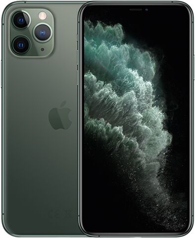 Refurbished: Apple iPhone 11 Pro 64GB Midnight Green, EE A