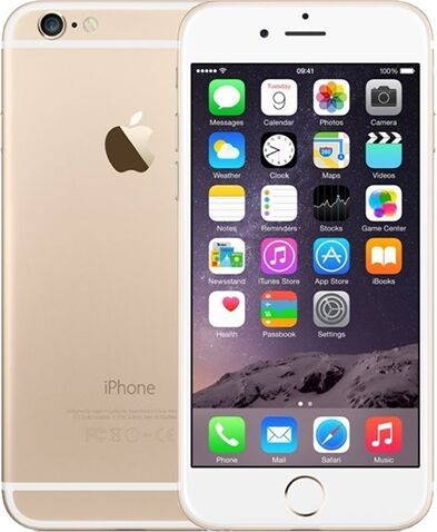 Refurbished: Apple iPhone 6 32GB Gold, Unlocked B