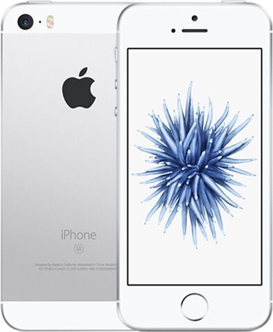 Refurbished: Apple iPhone SE 32GB Silver, O2 C