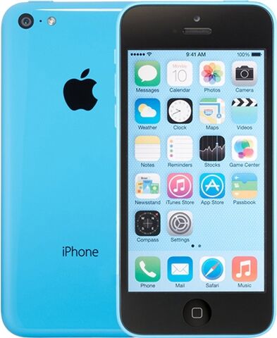 Refurbished: Apple iPhone 5C 16GB Blue, Vodafone B