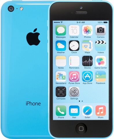 Refurbished: Apple iPhone 5C 8GB Blue, Unlocked C