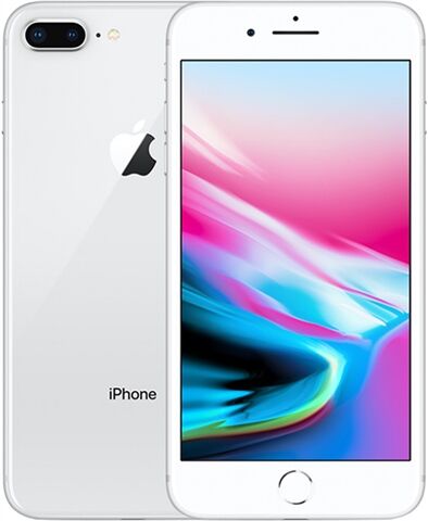 Refurbished: Apple iPhone 8 Plus 64GB Silver, Unlocked B