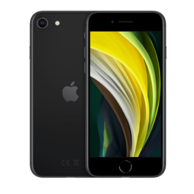 Refurbished: Apple iPhone SE 2020 Single Sim - Pristine - Black - Unlocked - 64gb
