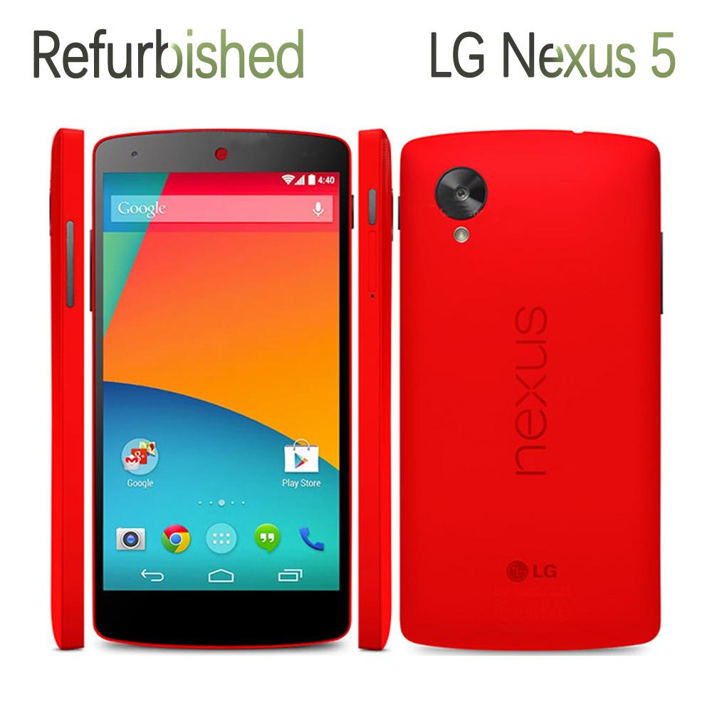 Refurbished LG Original LG Nexus 5 D821 4G 2GB RAM 16GB/32GB ROM Mobile Phone Smartphone