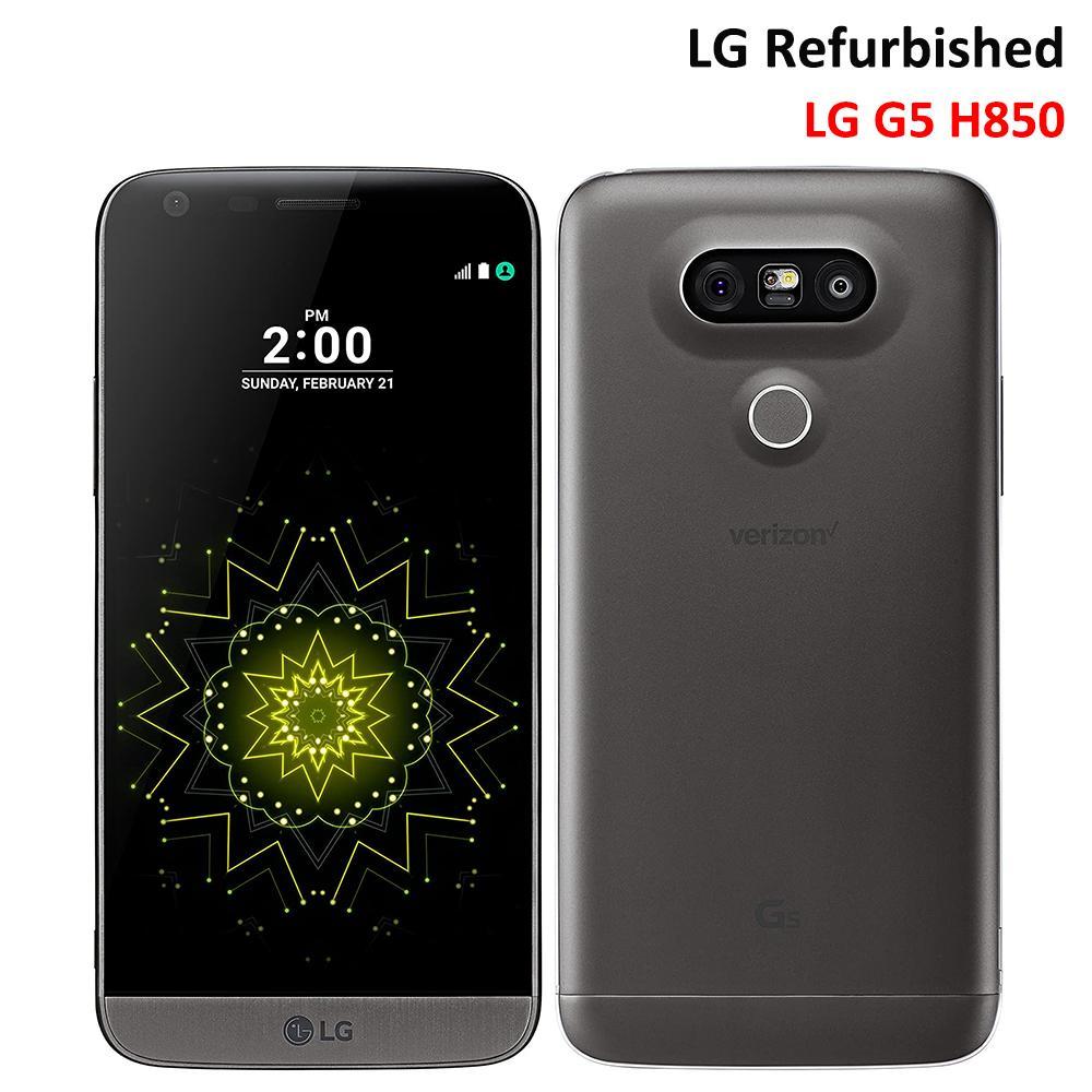 LG Refurbished LG G5 H850 5.3" Smartphones 4GB RAM 32GB ROM Factory Unlocked 4G/LTE Smartphone International Version