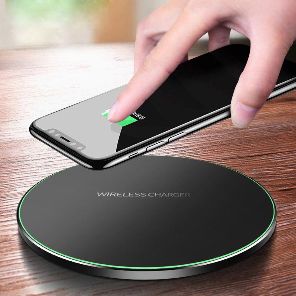 FDGAO-first 10W Wireless Charger Pad Fast Charger For iPhone 14 13 12 11 X XR XS For Samsung S21 S20