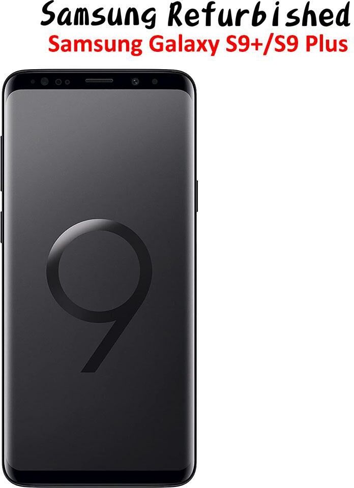 Samsung Refurbished Samsung Galaxy S9+/S9 Plus 6.2" Smartphones 6GB RAM 64GB ROM US Version Single SIM SM-G965U