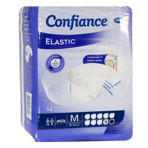 Hartmann Confiance Elastic 9 Gouttes Taille M 14 changes complets