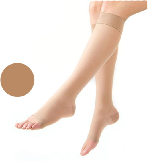 Gibaud Venactif Lux Chaussettes Pieds Ouverts Classe 2 Normal Taille 3 Ambre