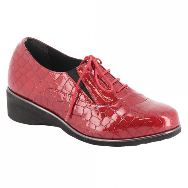 Gibaud Podactiv Chaussures de Confort Trevi Rouge Croco Taille 40