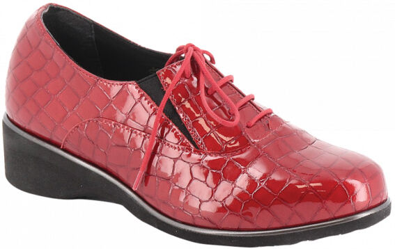 Gibaud Podactiv Chaussures de Confort Trevi Rouge Croco Taille 41