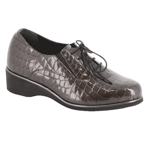 Gibaud Podactiv Chaussures de Confort Trevi Gris Croco Taille 41