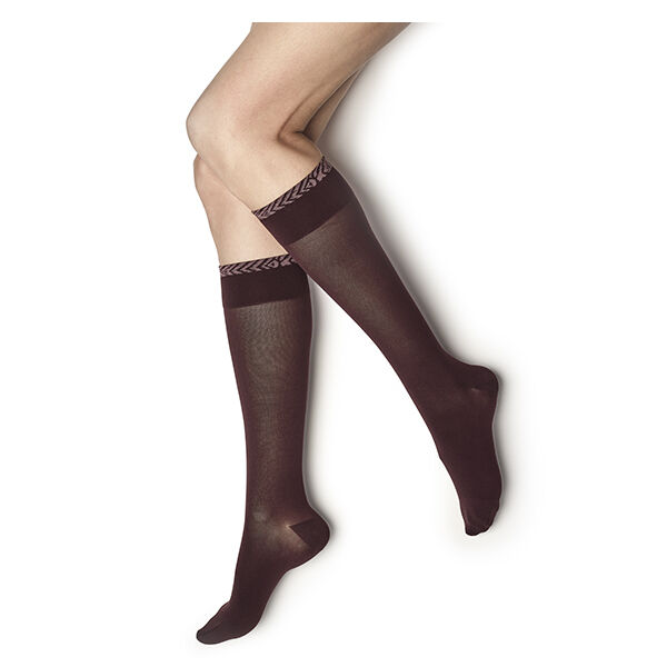 Gibaud La Femme Opacité Chaussettes Classe 2 Normal Taille 3 Bordeaux