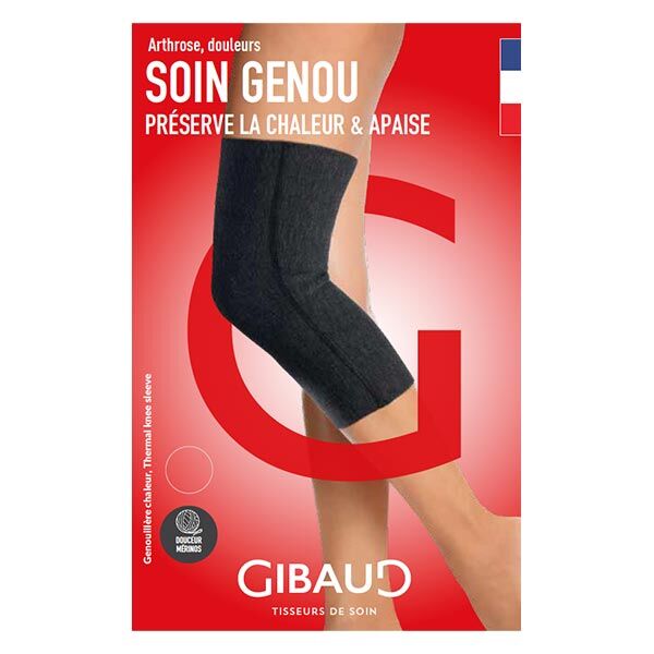 Gibaud Chaleur Genouillère Taille S Anthracite