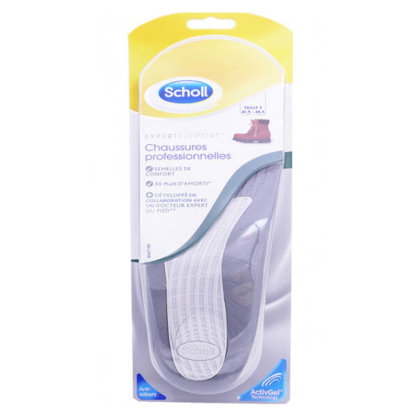 Scholl Expert Support Semelles Chaussures Professionnelles Taille 41,5 à 46,5