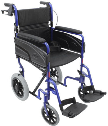 Alcura Fauteuil de Transport Alu Lite Largeur d'Assise 46cm