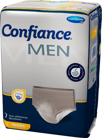 Hartmann Confiance Men Absorption 5 Gouttes Taille L 7 sous-vêtements