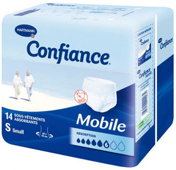 Hartmann Confiance Mobile Absorption 6 Gouttes Taille S 14 sous-vêtements