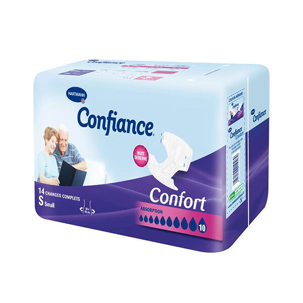 Hartmann Confiance Confort Absorption 10 Gouttes Taille S 14 changes complets