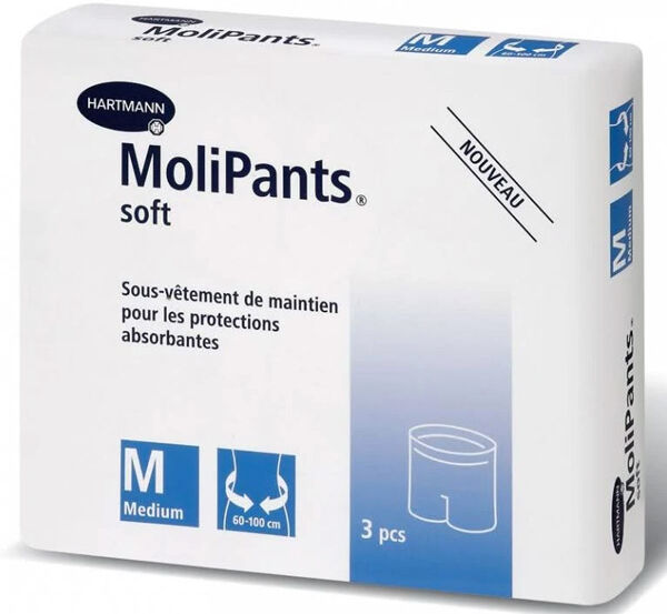 Hartmann Paul Molicare Premium Fixpants Soft Slip Filet Maintien Adulte M 3 unités