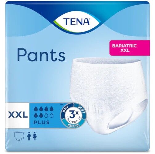 Tena Pants Plus - 8 paquets de 12 protections XXL (Bariatric)