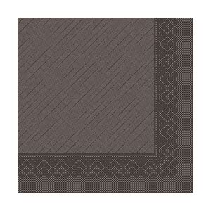 Sovie HORECA Serviette Braun aus Tissue Deluxe®, 4-lagig, 40 x 40 cm, 50 Stück