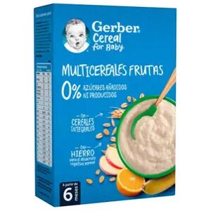 Gerber Multicereales Frutas Sin Azúcares Añadidos 270g