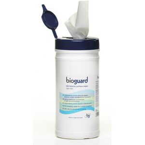 Toallitas húmedas desinfectantes Bioguard (240 unidades)