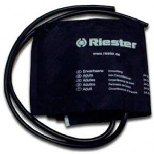 Brazalete velcro negro para tensiómetro Riester. Brazos obesos 70x15 cm (Dos modelos)