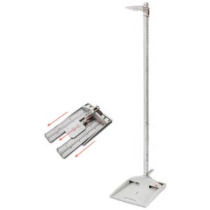 Estadiómetro portátil con base ADE: Medición de 15 - 210 cms