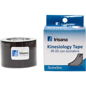 Kinesiology Tape Irisana con Turmalina color negro 5cmx5m