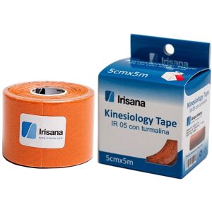 Kinesiology Tape Irisana con turmalina color naranja 5cmx5m