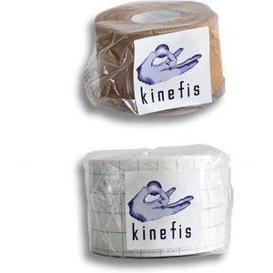 Kit Kinefis vendaje técnica McConnell: Venda Fix Kinefis (5cm x 10m) + Tape Kinefis (3,8cm x 10m)