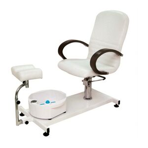 Sillón de pedicura Astra: Equipado con bañera de pies y reposapiés