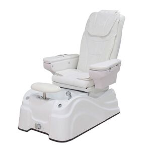 Sillón de pedicura Caln: Con dos motores, sistema de masaje cervical-dorsal-lumbar, bañera de pies, ducha extensible y reproductor mp3 (Dos colores)