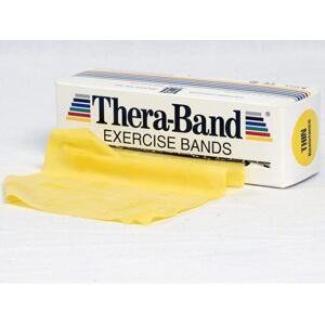 Thera Band 5.5 metros: Cintas de Látex de Resistencia Suave - Color Amarillo