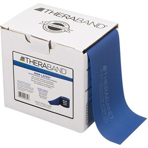 Thera Band Latex Free 22,9 metros: Cintas sin Látex de Resistencia Extra Fuerte - Color Azul