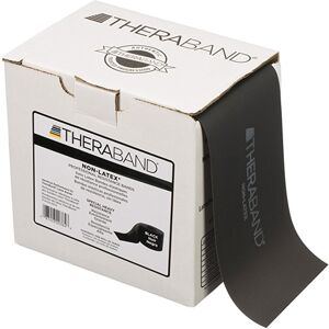 Thera Band Latex Free 22,9 metros: Cintas sin Látex de Resistencia Fuerte Especial - Color Negro