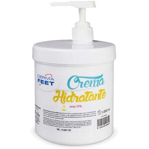 Crema Hidratante Urea 10% Derma Feet: Ideal para pieles sensibles y diabéticas por su acción antiinflamatoria e hidratante (un kilo)