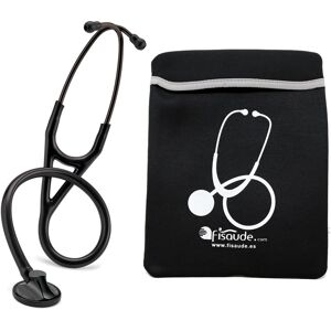 Fonendoscopio Littmann Master Cardiology (color negro) + Regalo de funda protectora acolchada