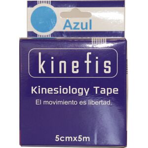 Vendaje Neuromuscular - Kinefis Kinesiology Tape Azul 5 cm x 5 metros