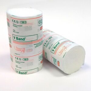 VBand 10 cm x 2,7 metros: Venda de almohadillado 100% viscosa, con doble capa de tejido sin tejer (bolsa de 12 unidades)