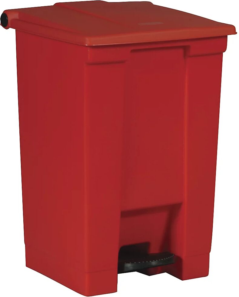 Rubbermaid Cubo industrial con pedal, capacidad 45 l, rojo, a partir de 5 unid.