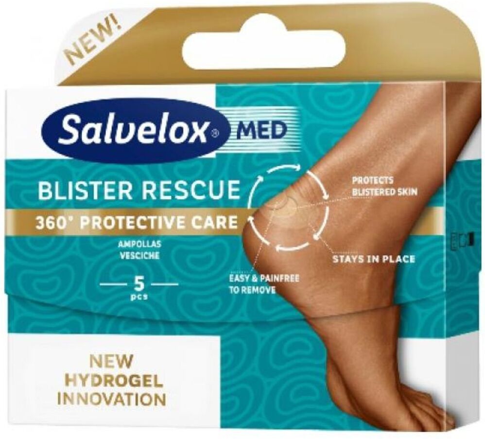 Salvelox Blister Rescue Talones Cuidado protector 360 5&nbsp;un. M